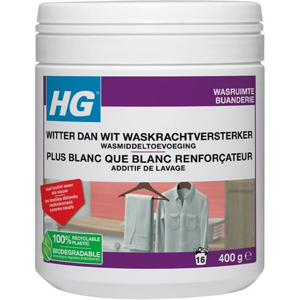 Усилитель для стирки HG Witter dan wit Белее белого 400 г - фото 1