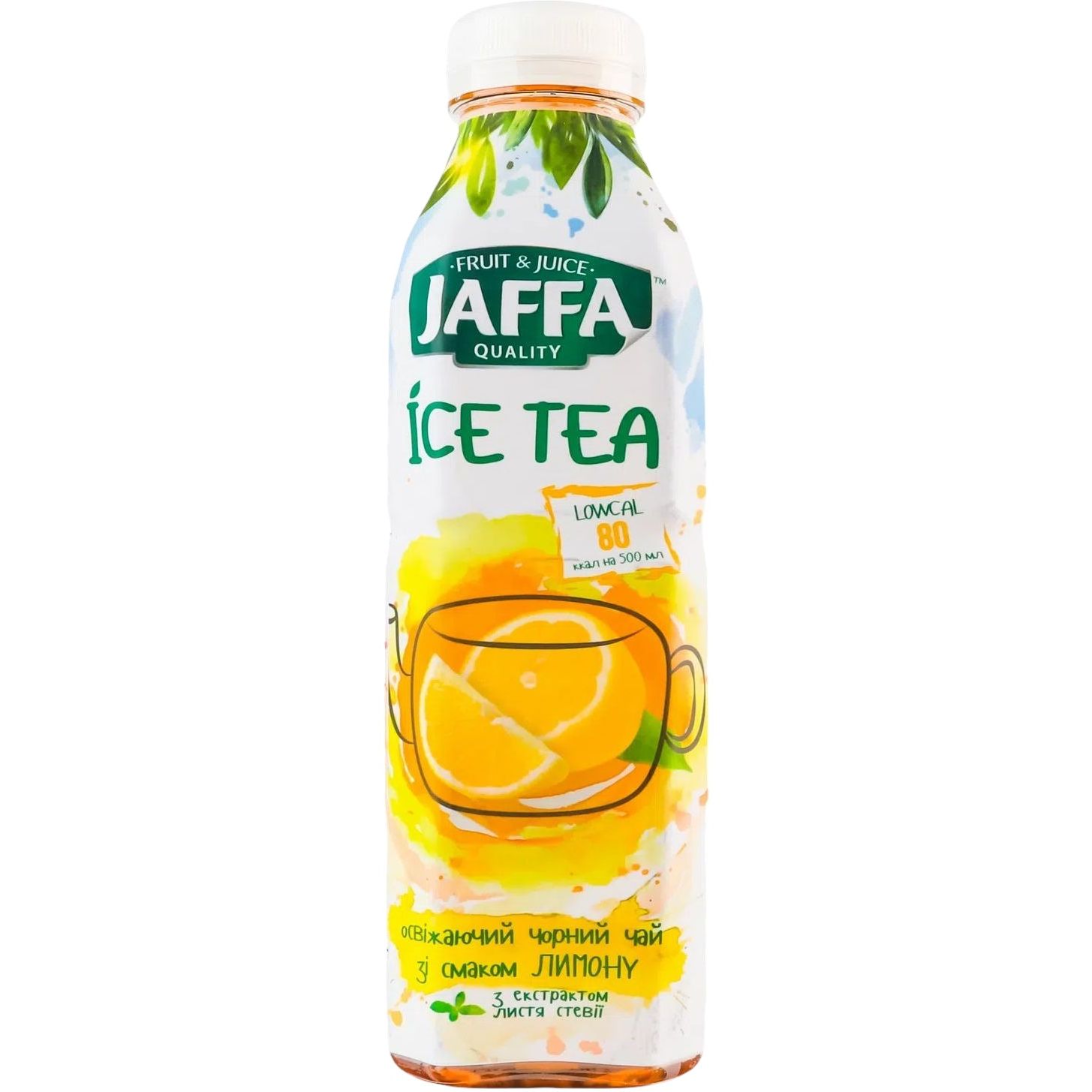 Чай холодний Jaffa Ice Tea зі смаком лимона з екстрактом листя стевії 500 мл - фото 1