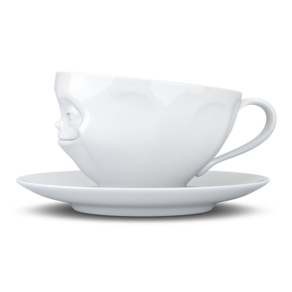 Чашка с блюдцем для кофе Tassen Усмешка 200 мл, фарфор (TASS14101/TA) - фото 4