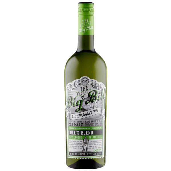 Вино Big Bill white blend, белое, сухое, 11-14,5%, 0,75 л - фото 1
