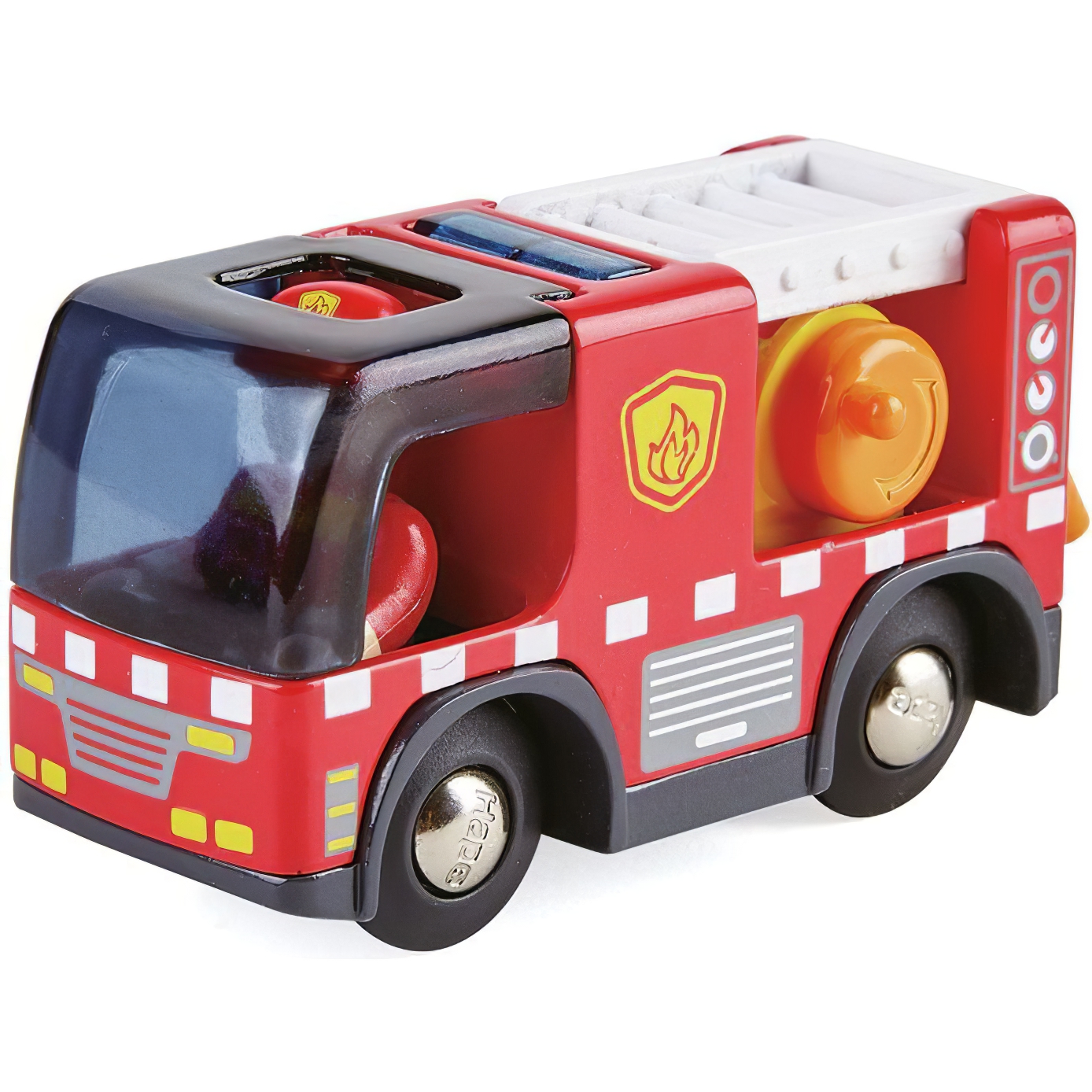 Игрушечный пожарный автомобиль Hape с сиреной (E3737) - фото 3