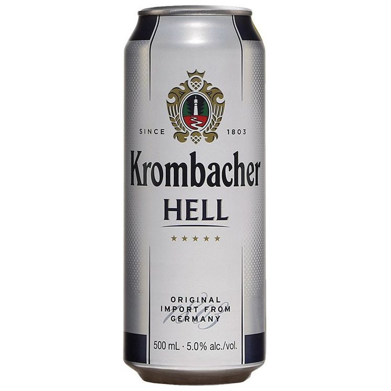 Набор: пиво Krombacher Weizen (2 шт. х 0.5 л = 1 л) + Krombacher Hell (2 шт. х 0.5 л = 1 л) + термосумка - фото 5