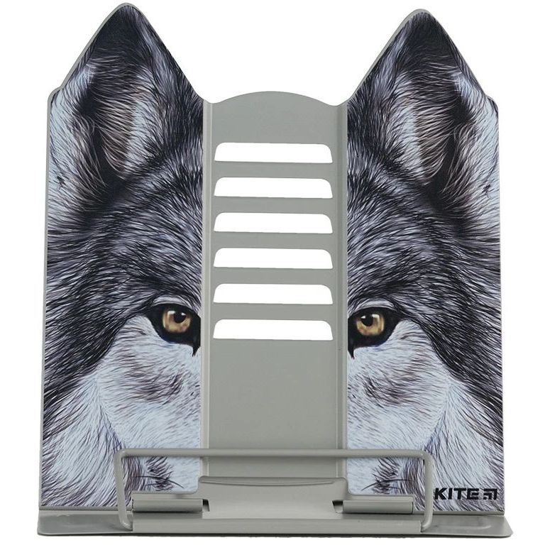 Підставка для книг Kite Wolf металева (K24-390-2) - фото 1