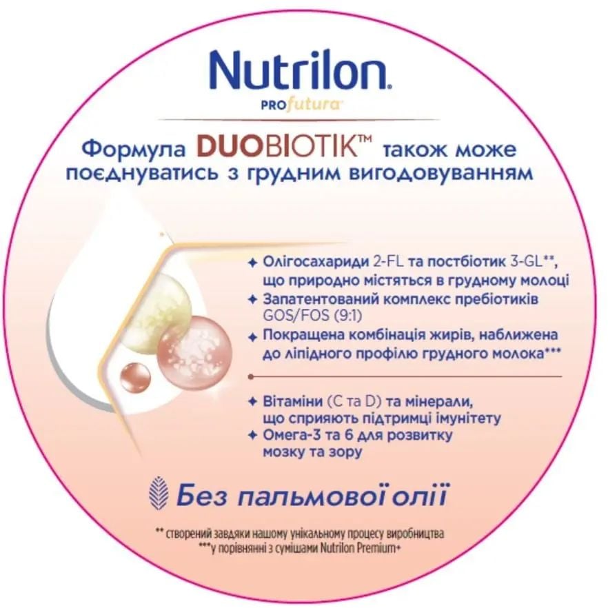 Суміш молочна суха Nutrilon Profutura 3, 1.6 кг (2 шт. по 800 г) - фото 3
