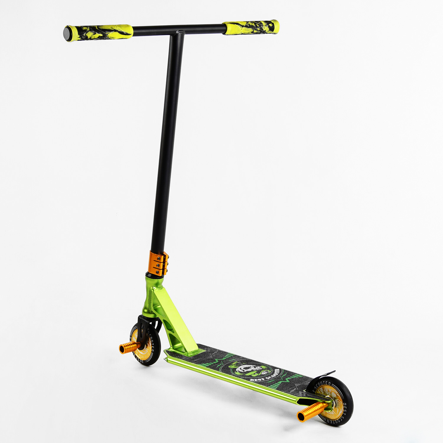 Самокат трюковый Best Scooter 60х85 см Зеленый 000231663 - фото 4