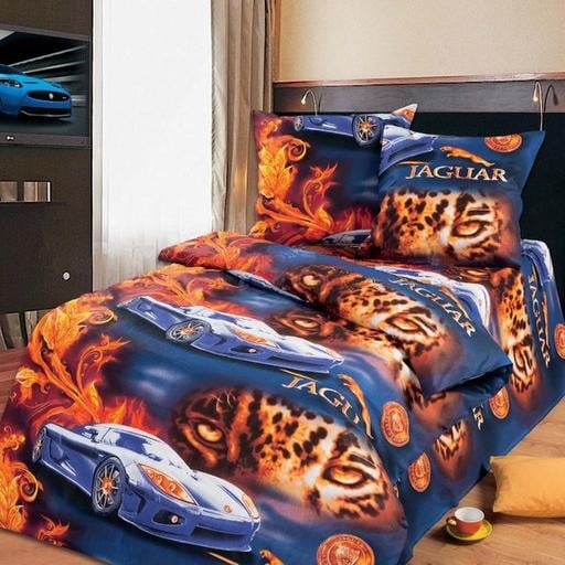Комплект постельного белья для подростков Lotus Kids dreams Ягуар, 3 единицы (5453) - фото 1