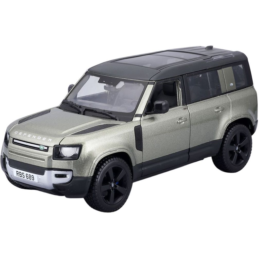 Автомодель Bburago Land Rover Defender 110 1:24 зеленый (18-21101) - фото 1