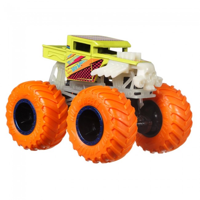 Базовая машинка-внедорожник Hot Wheels Monster Trucks Power Светящиеся в темноте 1:64 в ассортименте (HCB50) - фото 2