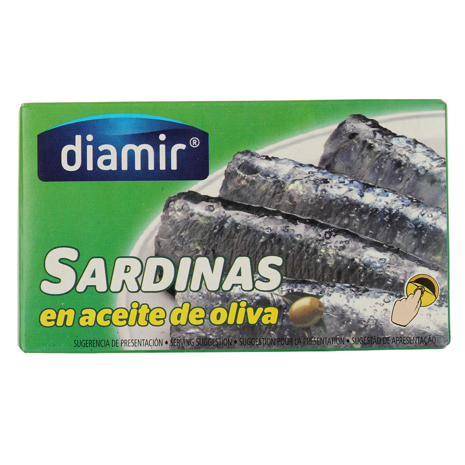 Сардини Diamir в оливковiй олiї 125 г - фото 1