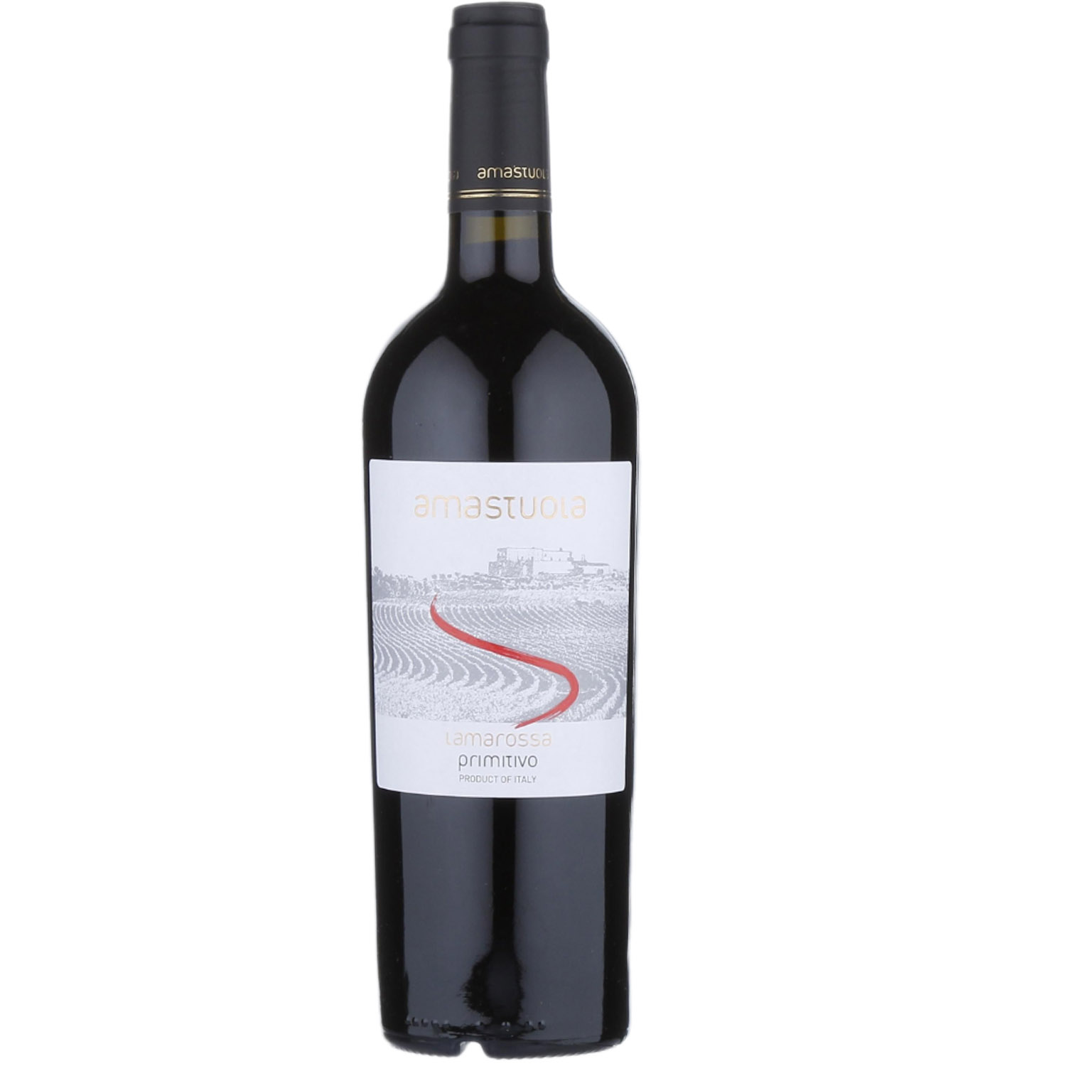 Вино Amastuola Lamarossa Primitivo 2017 красное сухое 0.75 л - фото 1