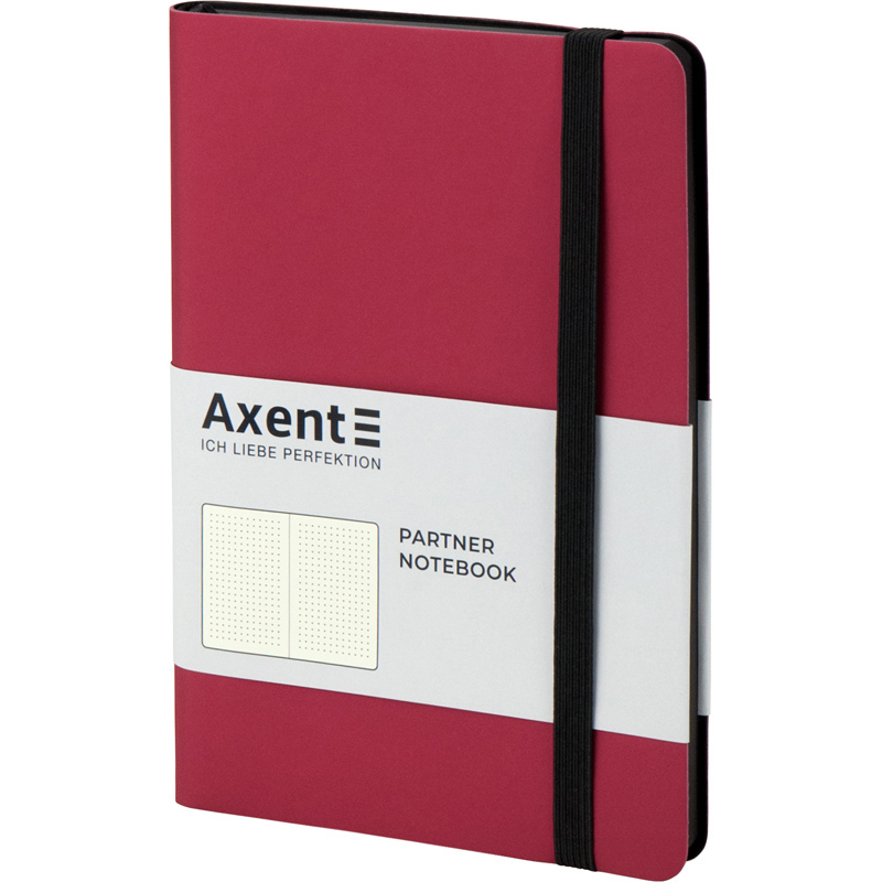 Книга записная Axent Partner Soft A5- в точку 96 листов красная (8310-05-A) - фото 2