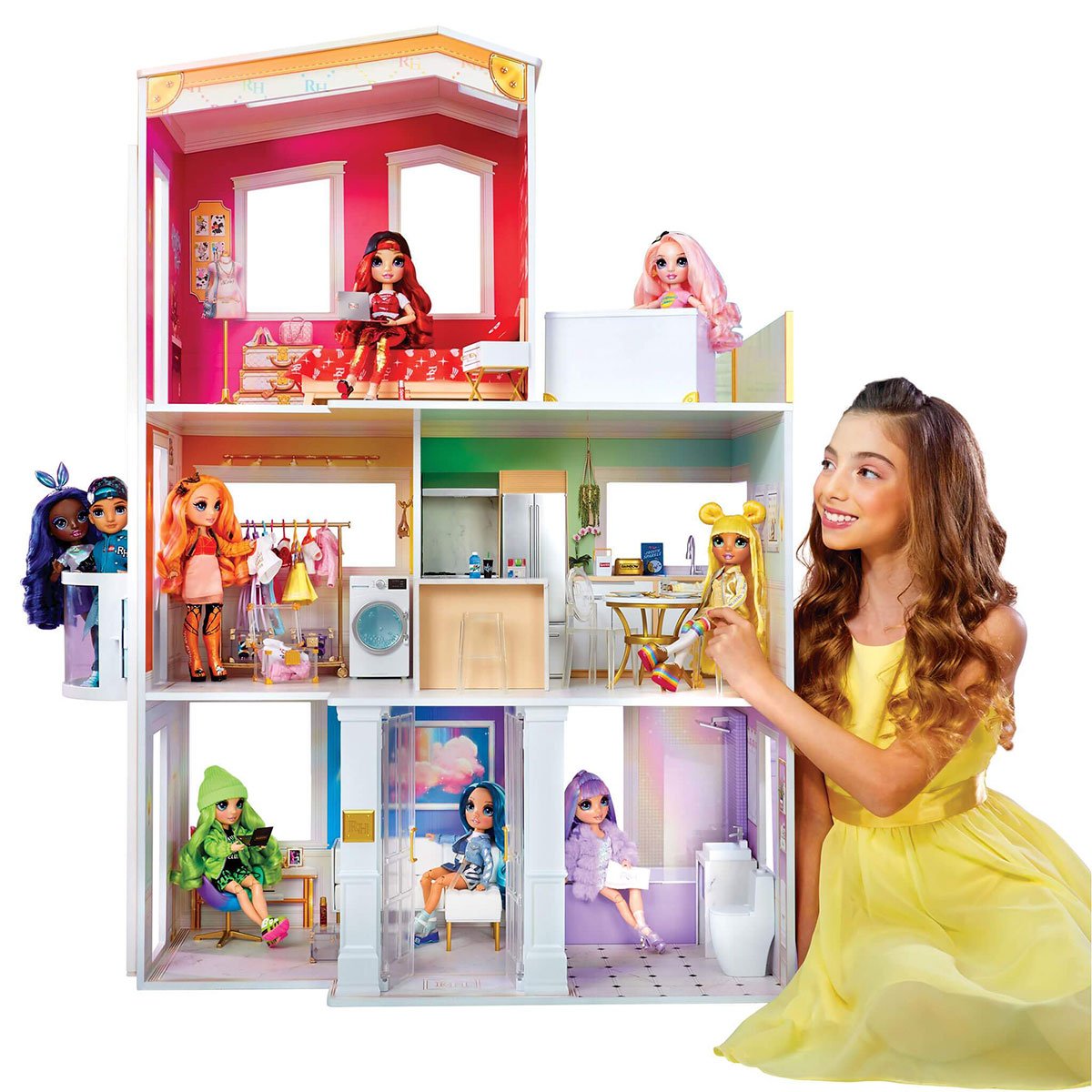 Игровой набор для кукол Rainbow High Модный кампус (574330) - фото 15