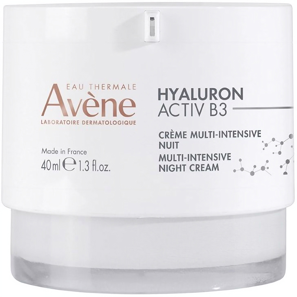 Ночной крем для лица Avene Hyaluron Activ B3 Multi-Intensive Night Cream Мультиинтенсивный 40 мл - фото 1