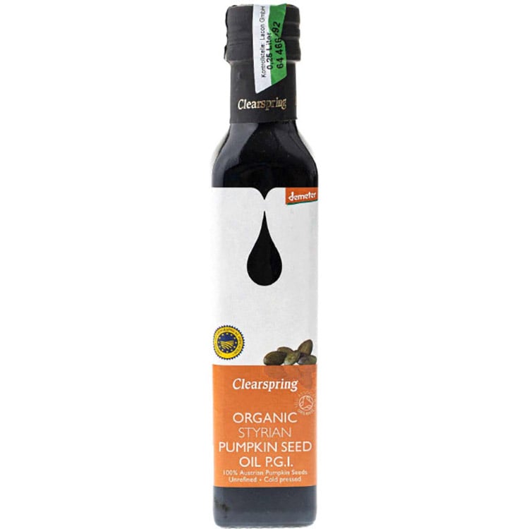 Олія Clearspring зі смаженого гарбузового насіння органічна 250 мл - фото 1