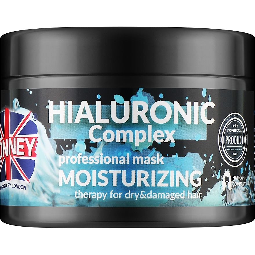 Маска для сухого та пошкодженого волосся Ronney Professional Hialuronic Complex Moinsturizing 300 мл - фото 1