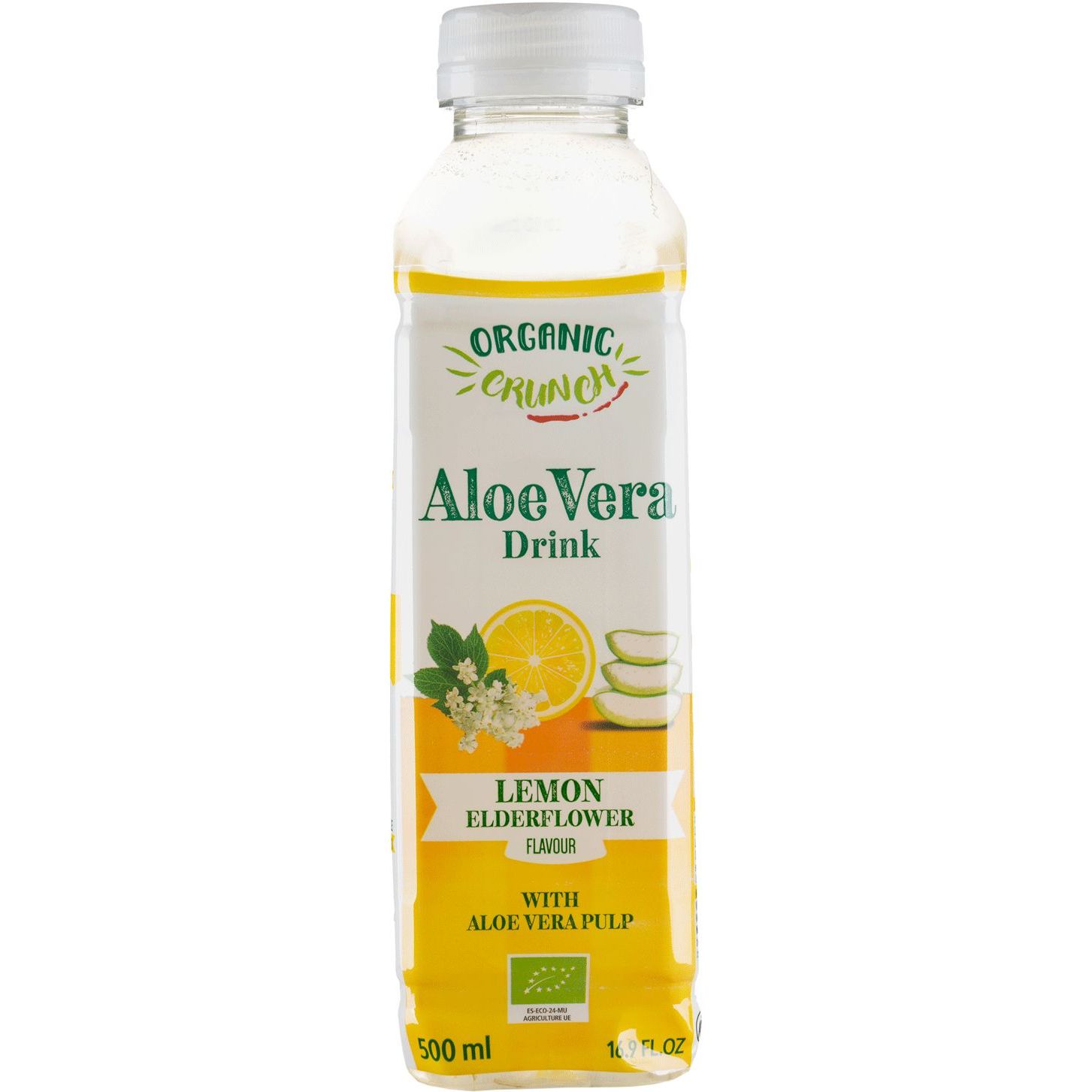 Напиток Organic Crunch Aloe Vera из алоэ вера с ароматом лимона и ...