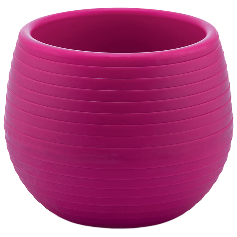 Горщик для квітів Serinova Colorful, 0.55 л, фіолетовий (ES03-Visne) - фото 1