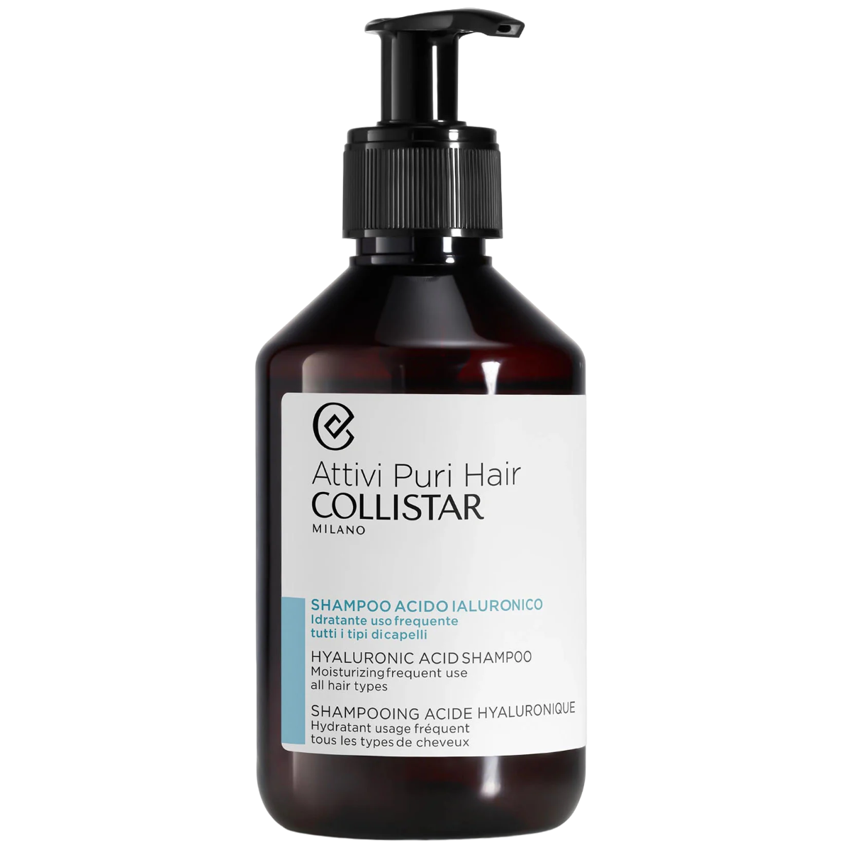 Шампунь для волос Collistar Attivi Puri Hyaluronic Acid 250 мл - фото 1