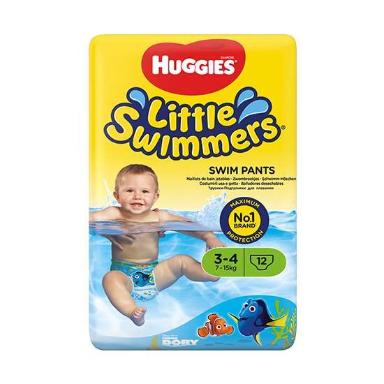 Підгузки-трусики для плавання Huggies Little Swimmers 3-4 (7-15 кг), 12 шт. - фото 2