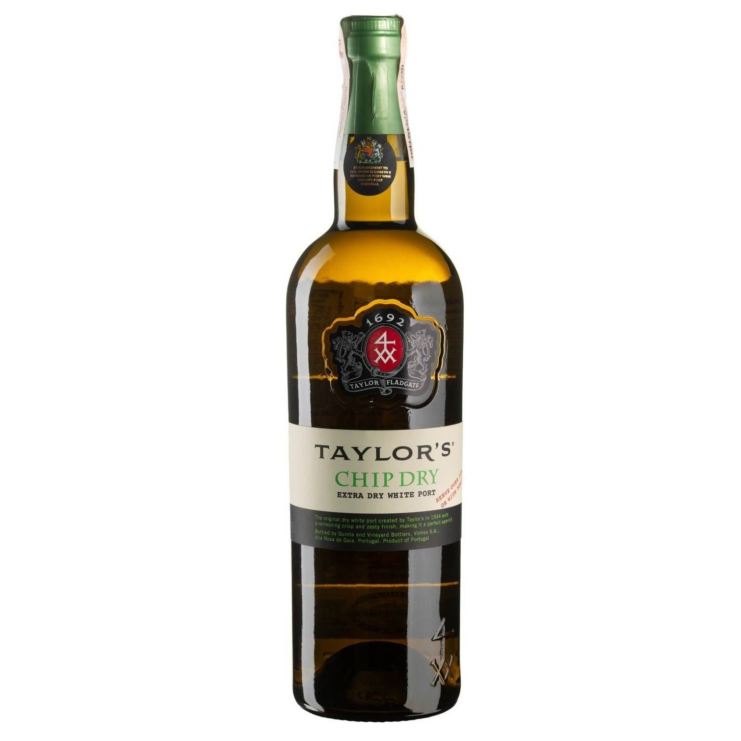 Вино портвейн Taylor's Chip Dry, белое, сухое, 20%, 0,75 л - фото 1