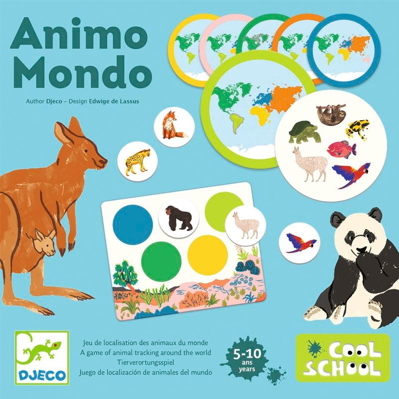 Игра настольная Djeco Animo Mondo (DJ08198) - фото 1