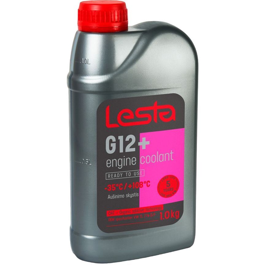 Антифриз Lesta G12 готовый -35 °С 1 кг красный - фото 1