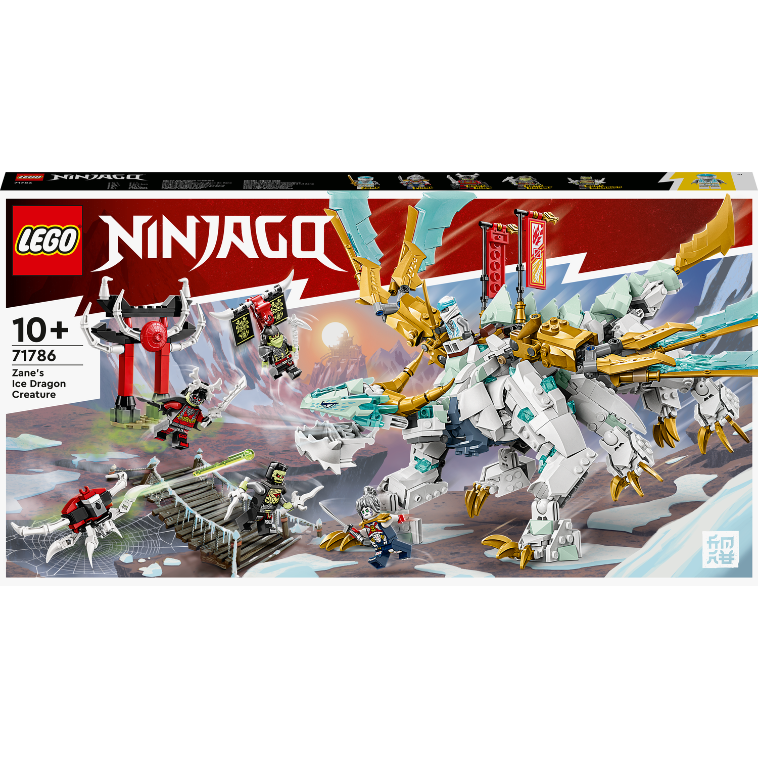 Конструктор LEGO Ninjago Существо Ледяной Дракон Зейна, 973 деталей (71786) - фото 1