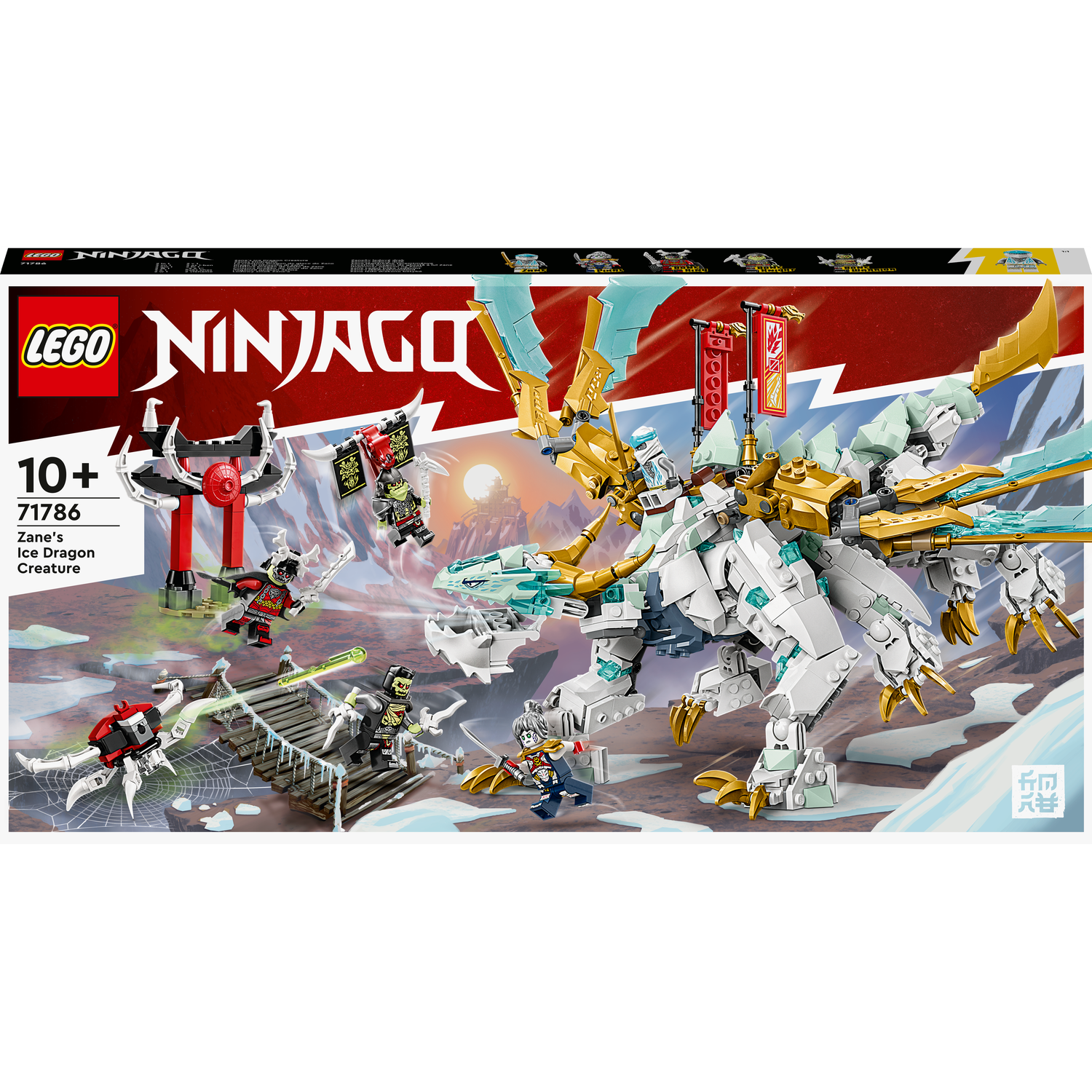 Конструктор LEGO Ninjago Істота Крижаний Дракон Зейна, 973 деталей (71786) - фото 1