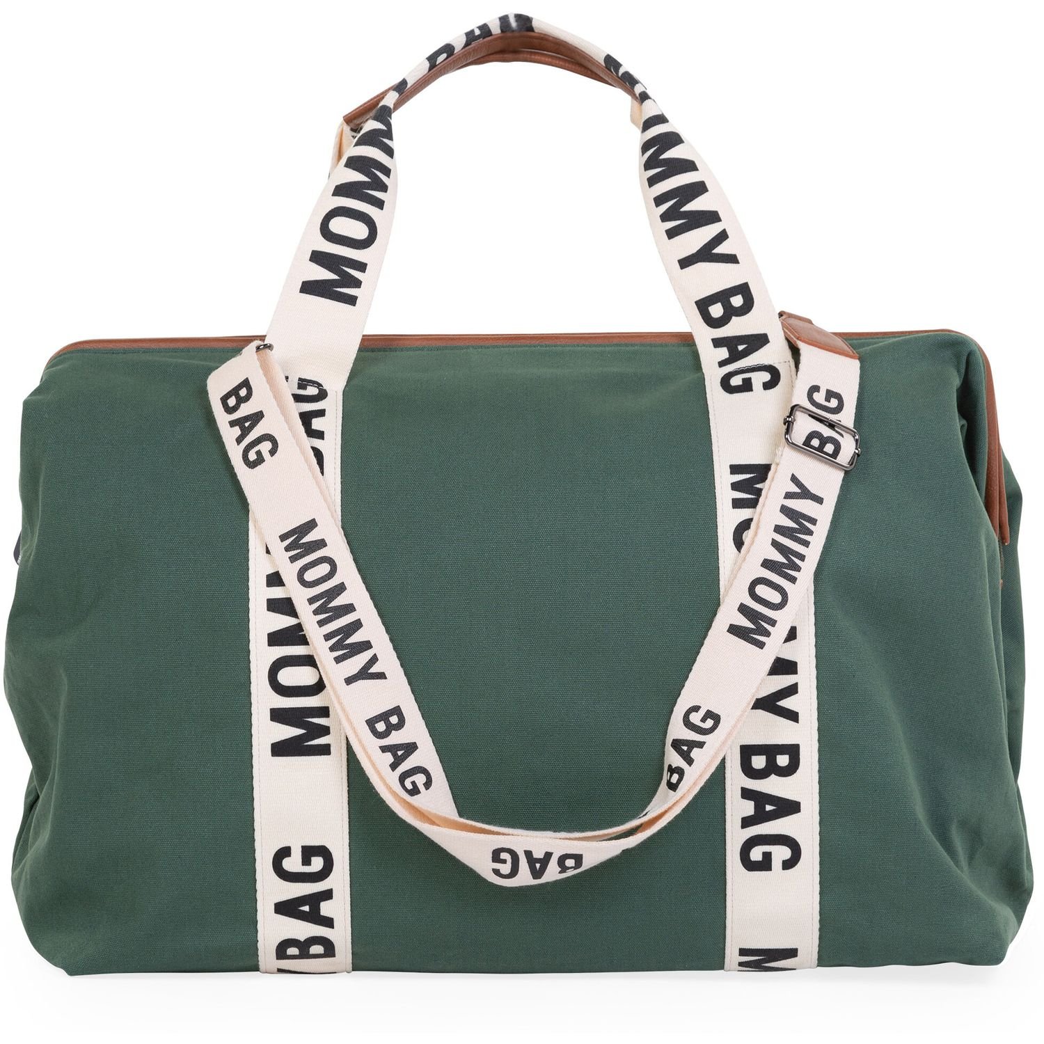 Сумка Childhome Mommy bag Signature - Canvas Green, зеленая (CWMBBSCGR) - фото 5