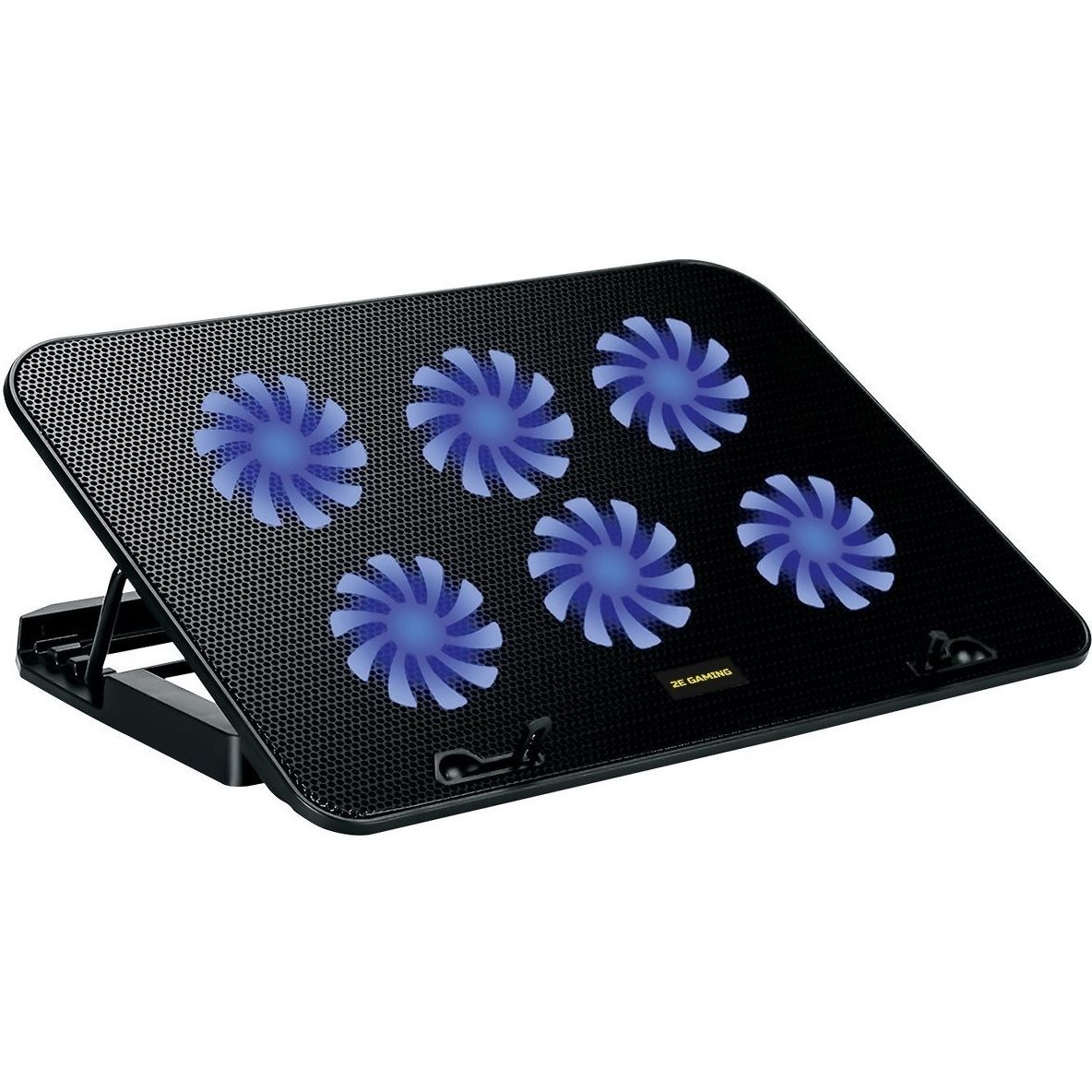 Охолоджувальна підставка для ноутбука 2E Gaming CPG002 6xFan LED 15.6 дюймів - фото 1