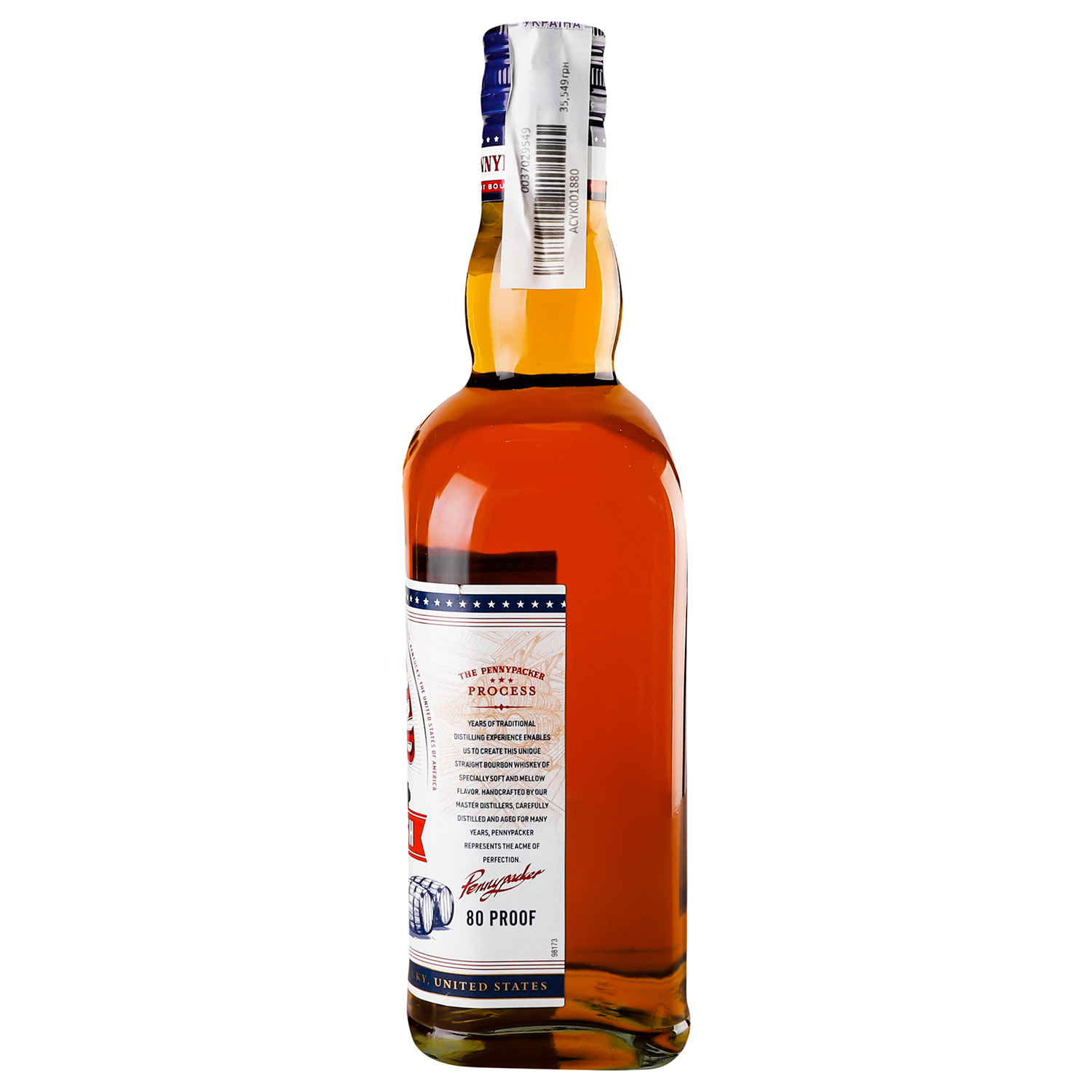 Виски PennyPacker Sour Mash Kentucky Straight Bourbon Whiskey 40% 0.7 л - фото 3