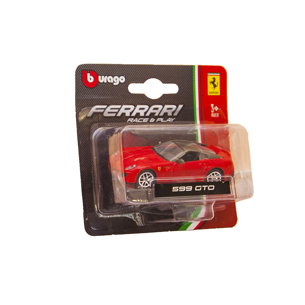 Автомодель Bburago Ferrari 1:64 красный (18-56000) - фото 3