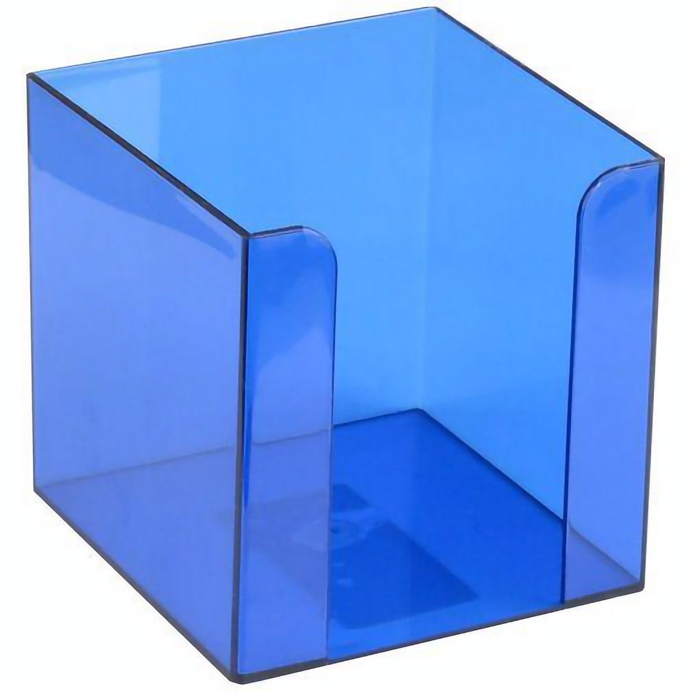 Куб для бумаги Axent 9x9x9 см синий - фото 1