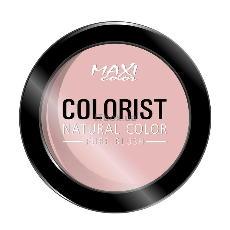 Рум'яна для обличчя Maxi Color Colorist Natural Color Pure Blush 04, 6 г - фото 1