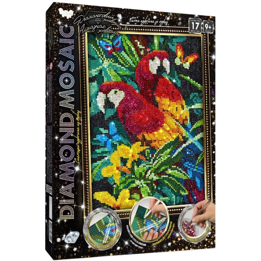 Набір креативної творчості Danko Toys Diamond Mosaic DM-03 DM-03-09 - фото 1