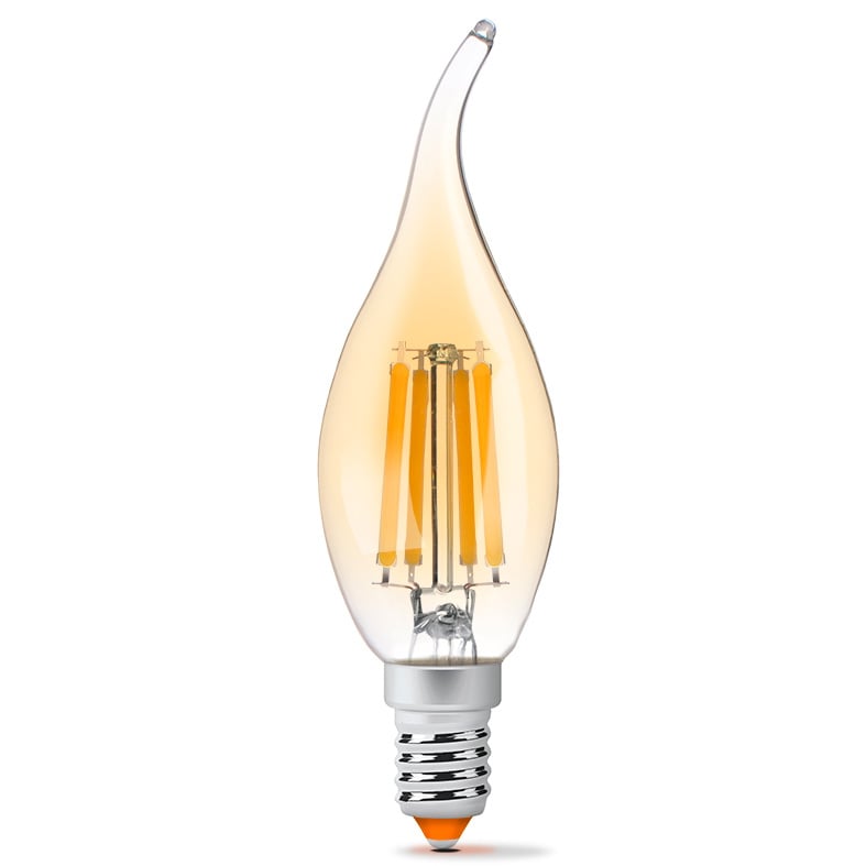 Светодиодная лампа Videx Filament 6 W E14 2200 K бронза (VL-C37FtA-06142) - фото 2