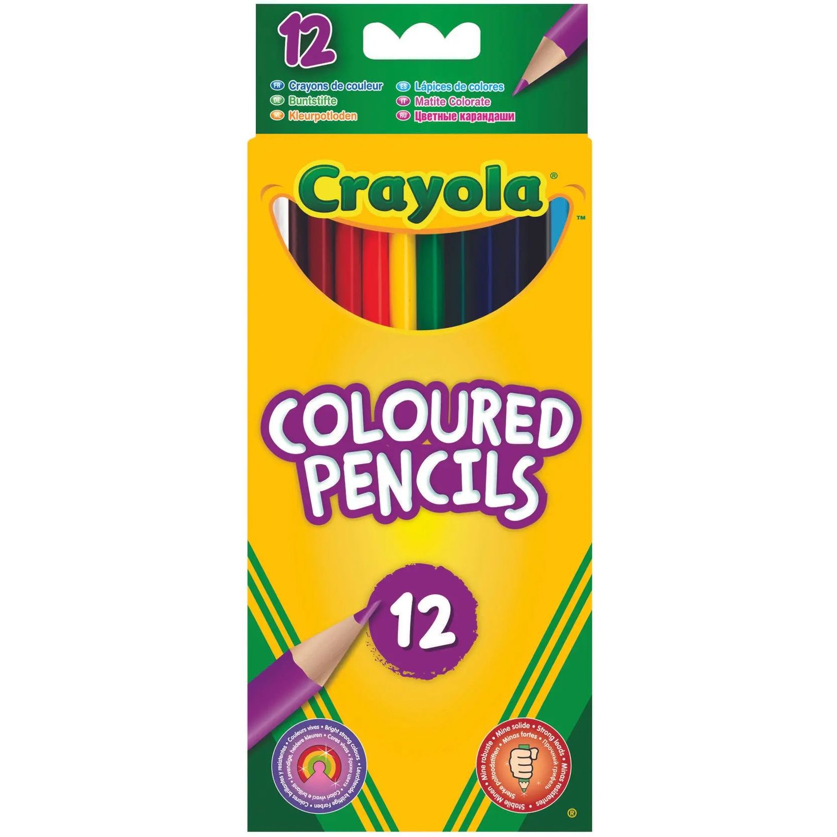 Набір кольорових олівців Crayola 12 шт. (68-0012) - фото 1