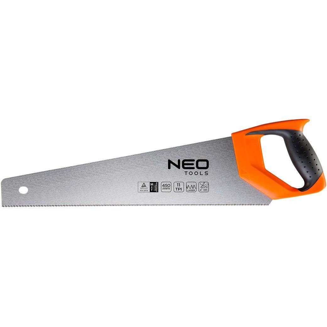 Ножовка по дереву Neo Tools 11TPI 450 мм (41-066) - фото 1