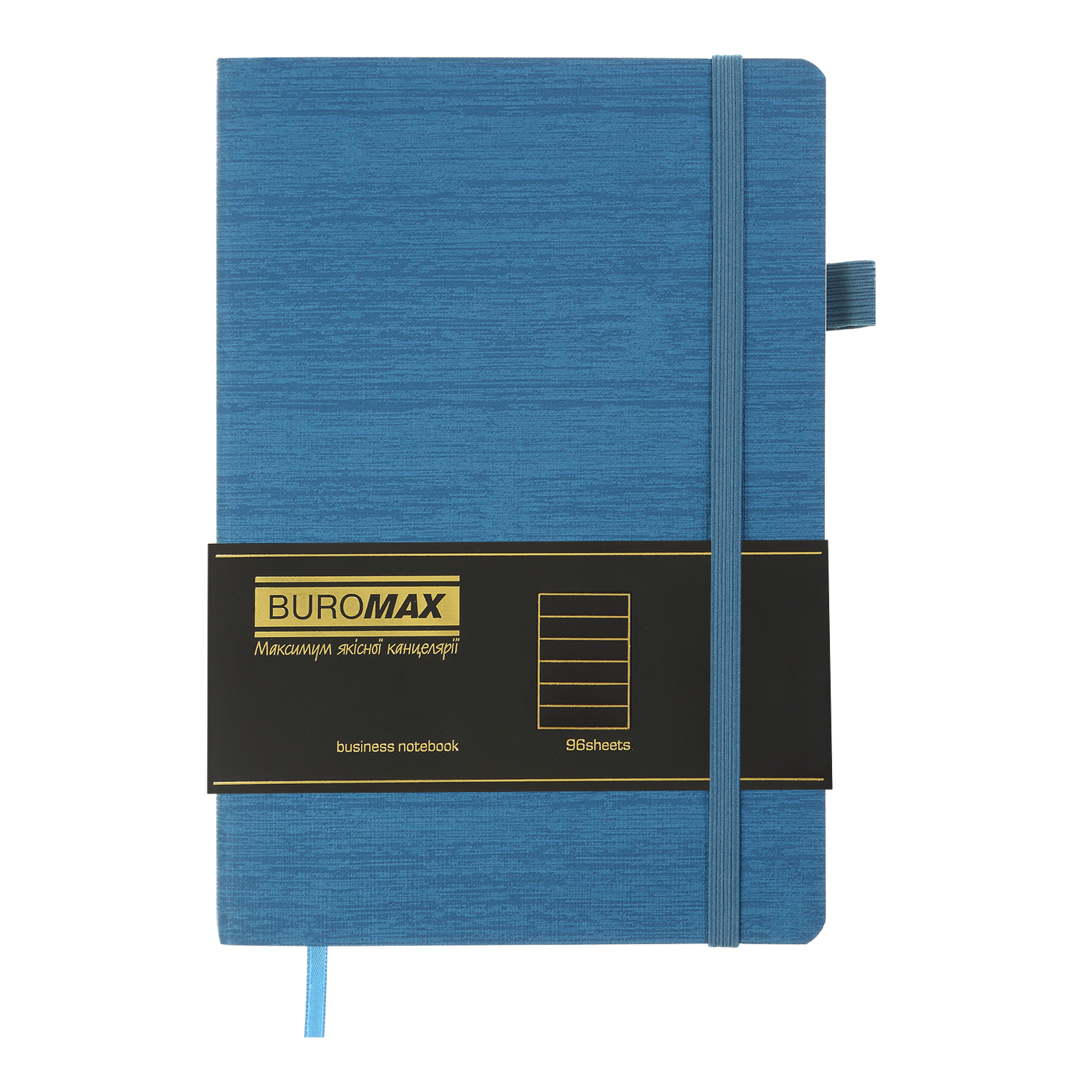 Блокнот деловой Buromax Color Tunes А5 96 л. в линейку обложка искусственная кожа синий (BM.295200-02) - фото 2