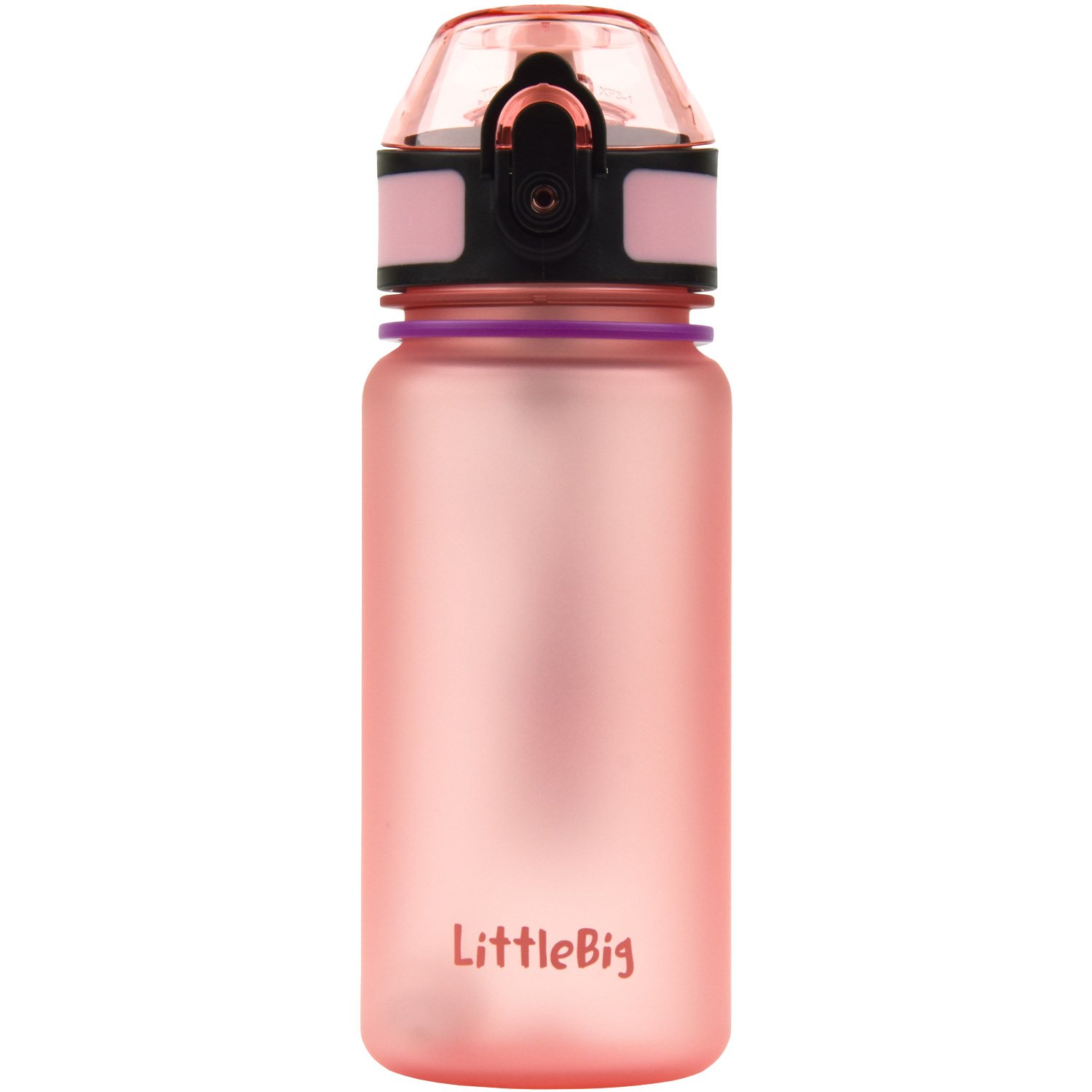 Дитяча пляшка для води UZspace LittleBig, коралова, 350 мл (3020) - фото 1