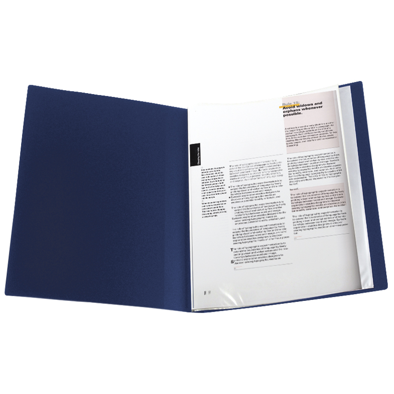 Дисплей-книга Axent А4 10 файлов синяя (1010-02-A) - фото 3