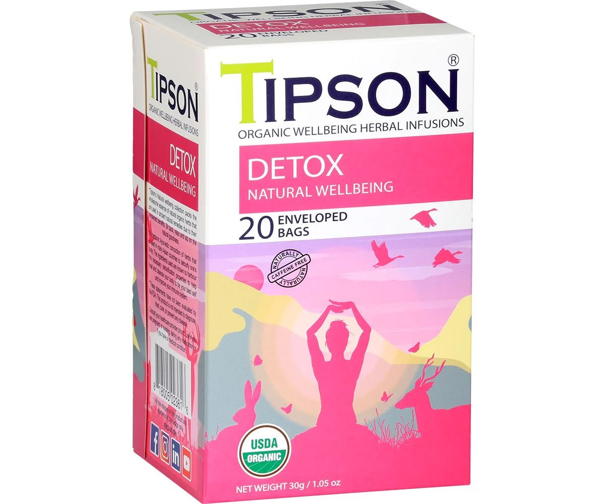 Суміш трав'яна Tipson Detox, 30 г (20 шт. х 1.5 г) (896902) - фото 1