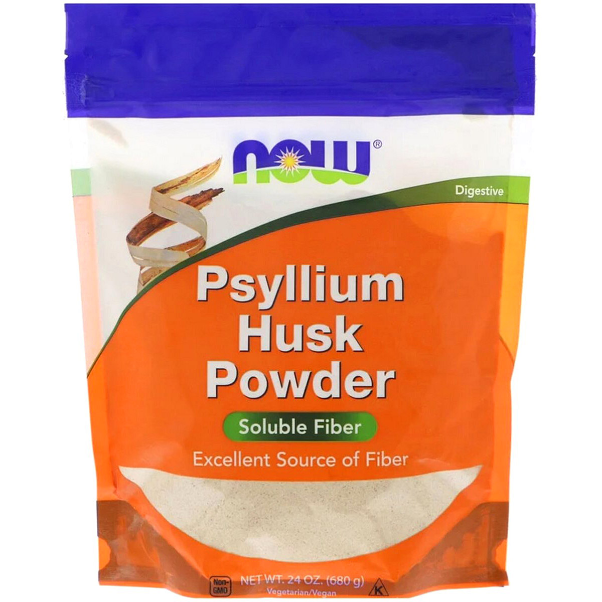 Пищевая добавка Now Подорожник Psyllium Husk Powder 680 г - фото 1