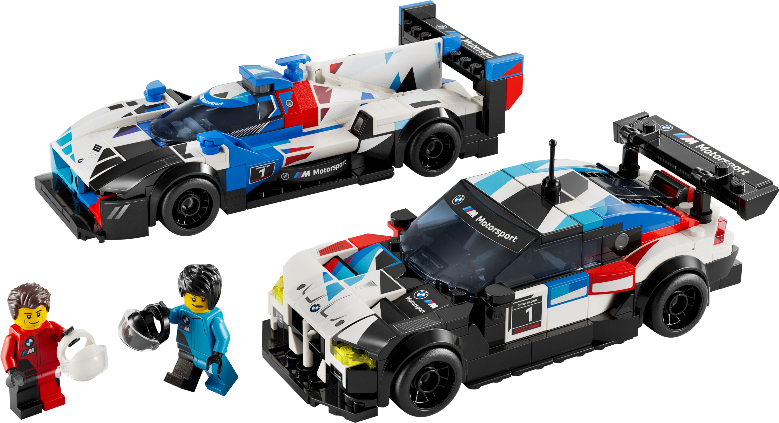 Конструктор LEGO Speed Champions Автомобілі для перегонів BMW M4 GT3 і BMW M Hybrid V8, 676 деталей (76922) - фото 2