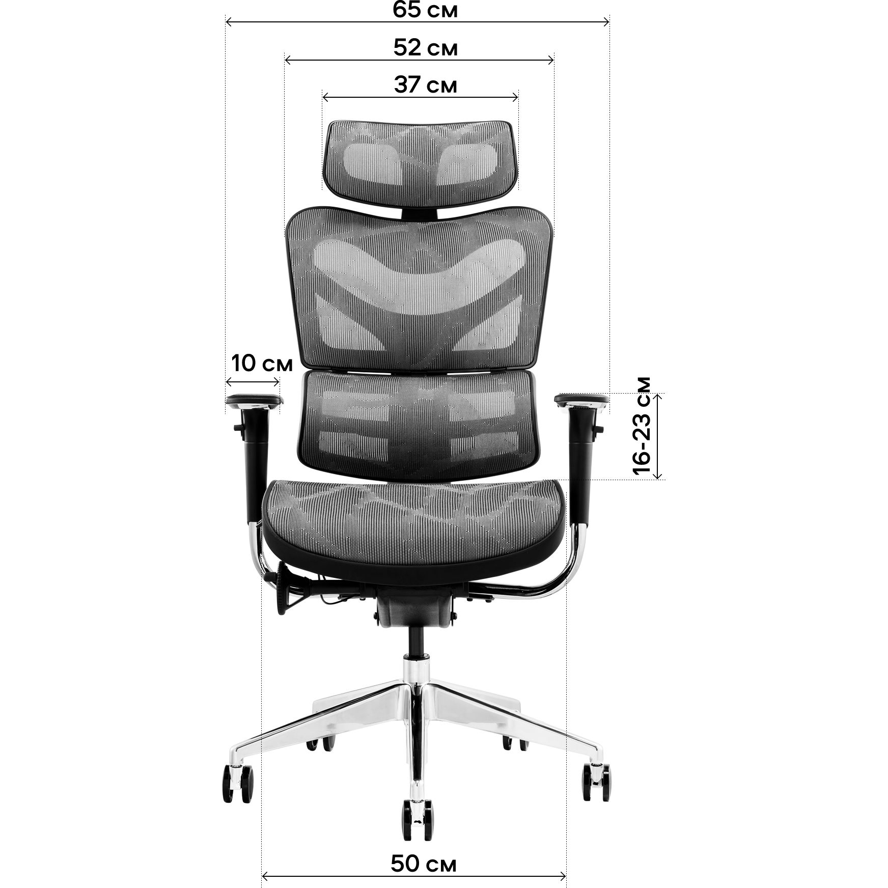 Офисное кресло GT Racer X-702 (W-70), серое (X-702 Gray (W-70)) - фото 10