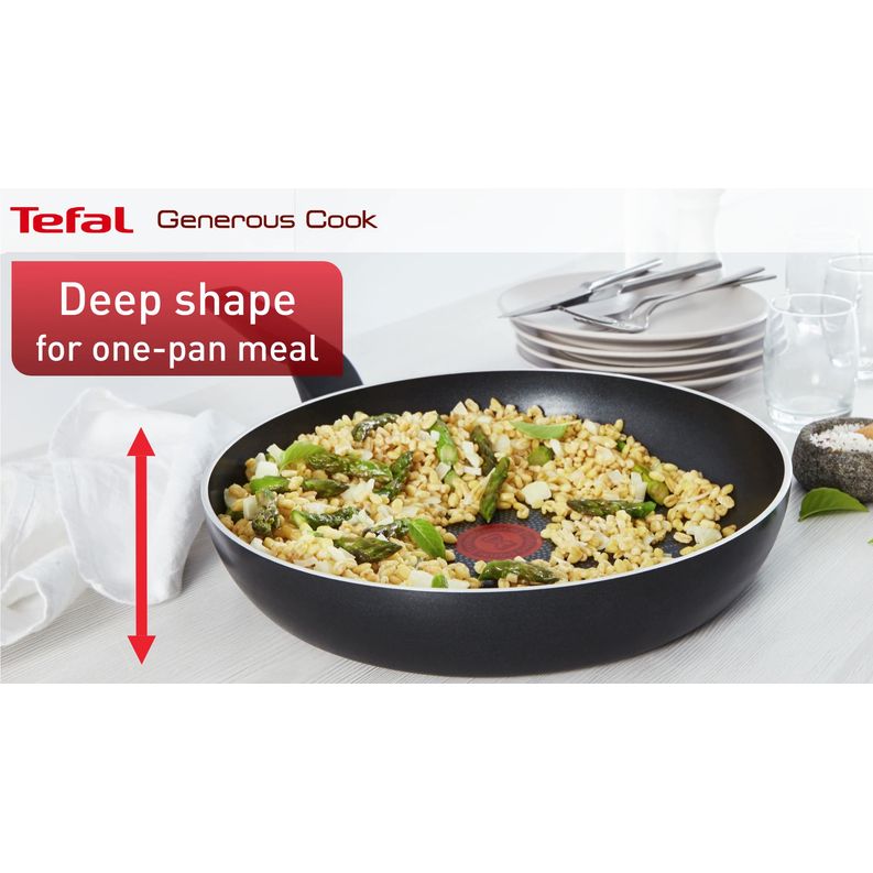 Сковорода Tefal Generous Cook ВОК, 28 см (C2771953) - фото 4