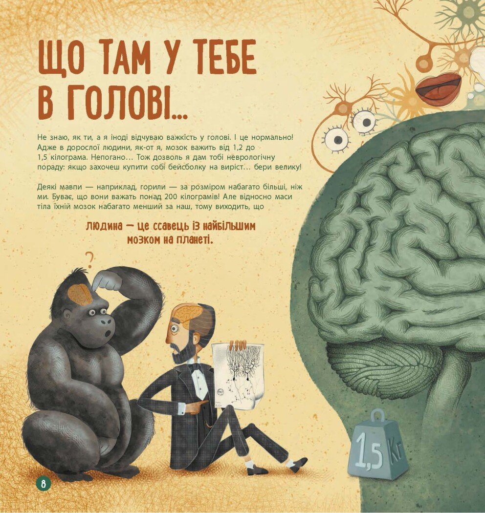 Книга Ранок Дітям про науку. Як працює людський мозок - Пабло Барречеґурен (N1280004У) - фото 2