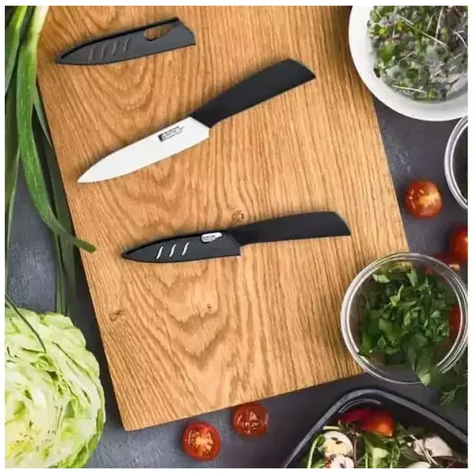 Нож кухонный Bergner Cera-bio 12 см (BG-39512-BK) - фото 3