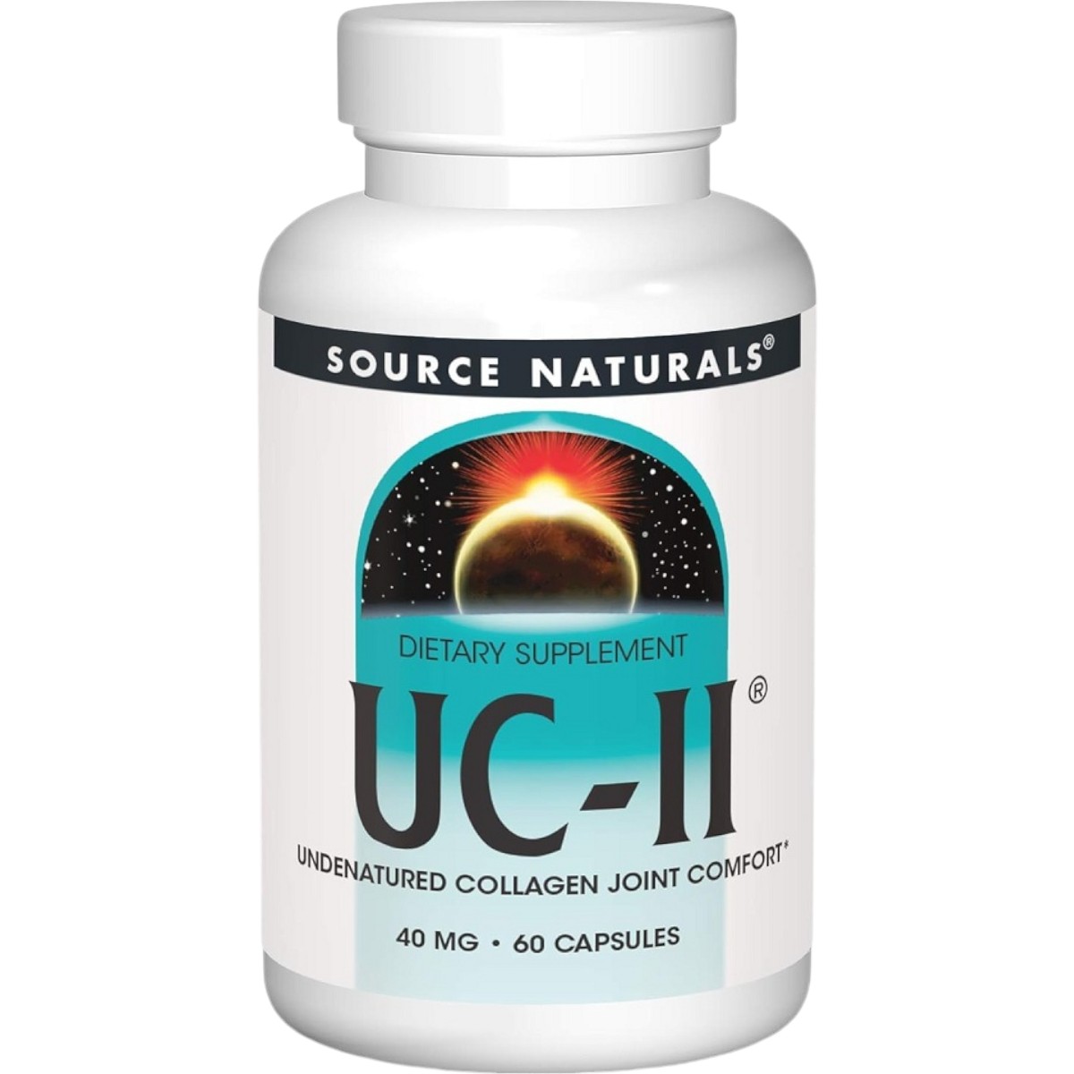 Коллаген неденатурированный Source Naturals тип II UC-II 60 капсул - фото 1