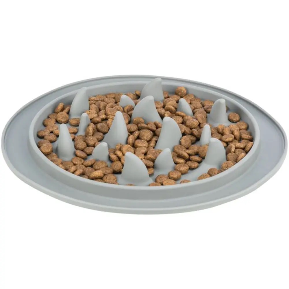Миска-коврик для собак Trixie для медленного кормления, d24 см, серый (25036) - фото 2